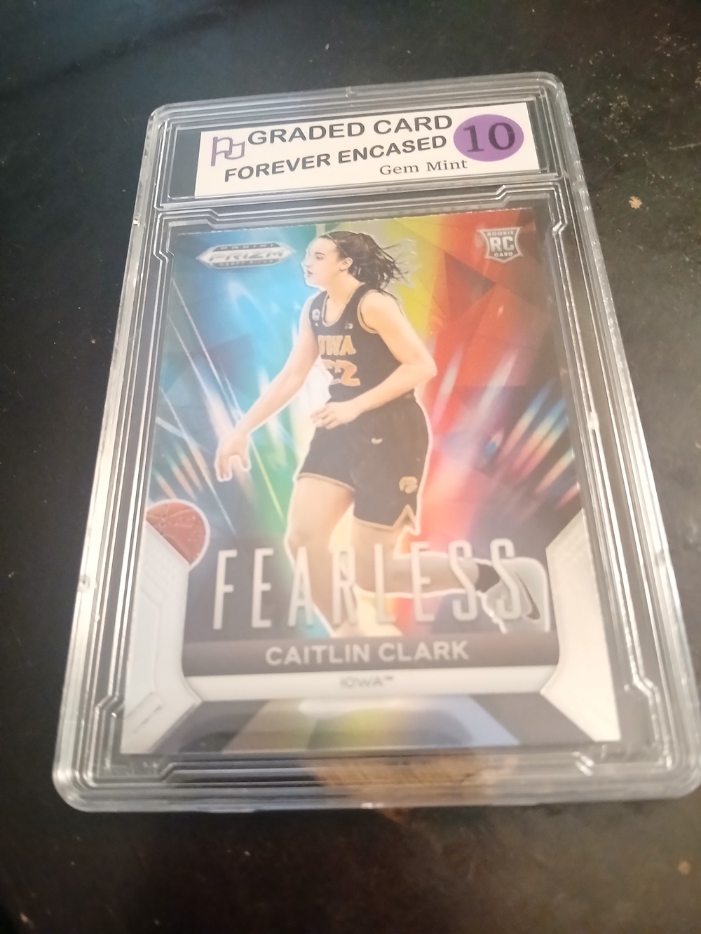 Prizm Trading  Fearless Caitlin Clark Rookie Graded Gem Mint 10